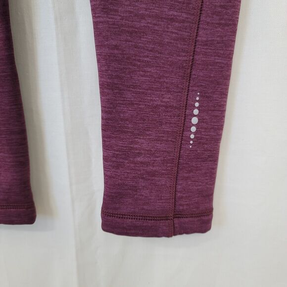 Title Nine Leggings Size Small Purple Fleece Lined Athleisure Outdoors Comfy - Picture 5 of 11